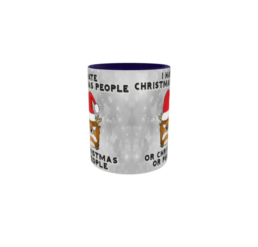 I hate christmas, cana din ceramica, 330ml, model cgs1806v